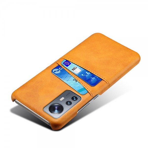 Xiaomi 12/12X Deksel med To Kortlommer Lysebrun