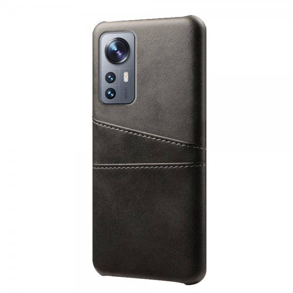 Xiaomi 12/12X Deksel med To Kortlommer Svart