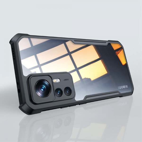 Xiaomi 12T/12T Pro Deksel Farget Kant Transparent