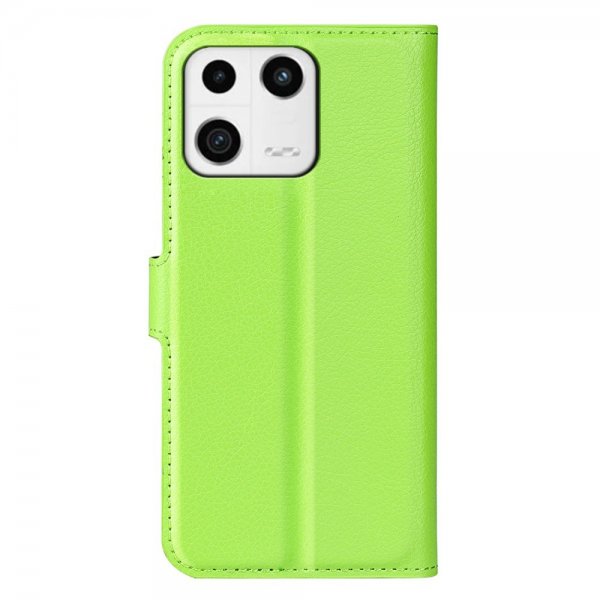 Xiaomi 13 Etui Litchi Grön
