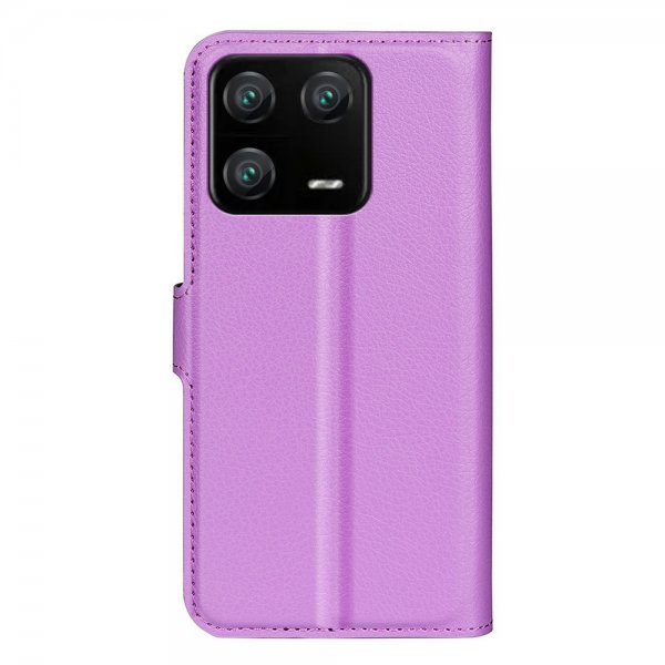 Xiaomi 13 Pro Etui Litchi Lilla