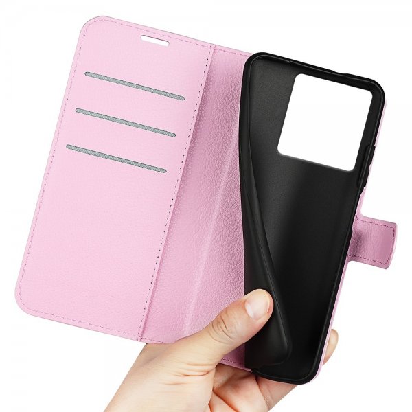 Xiaomi 13T/13T Pro Etui Litchi Rosa