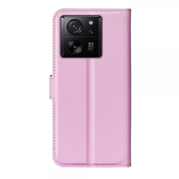 Xiaomi 13T/13T Pro Etui Litchi Rosa