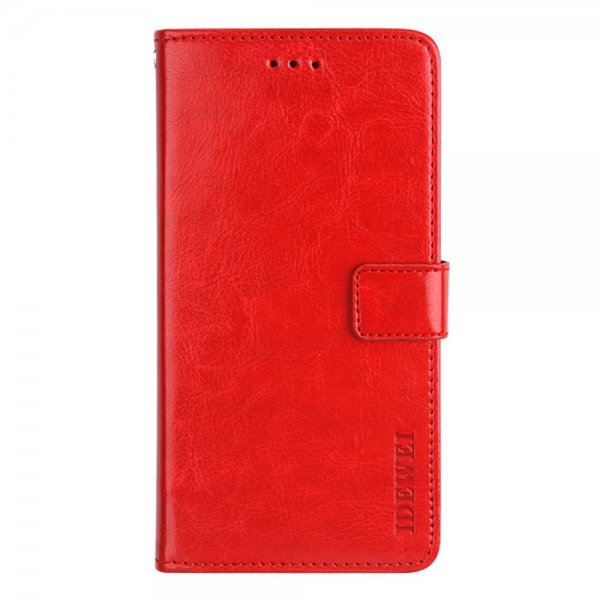 Xiaomi Mi 11 Lite Etui Skinntekstur Rød