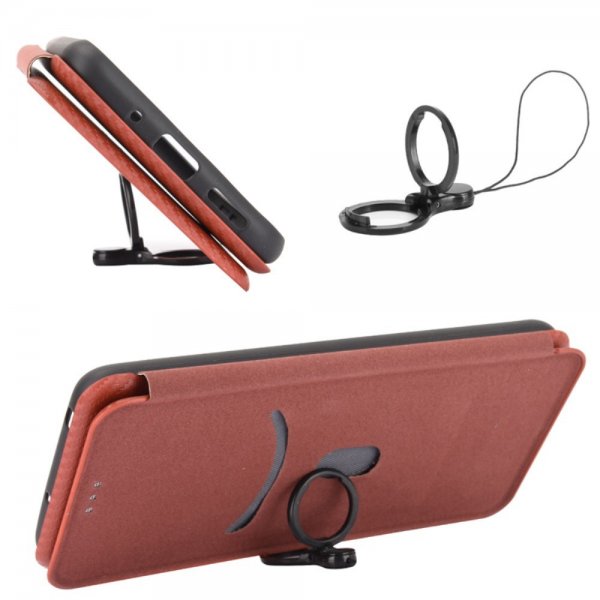 Xiaomi Redmi 10 Etui Karbonfibertekstur Brun