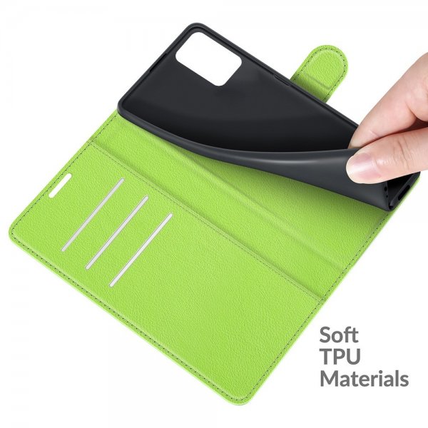 Xiaomi Redmi 10 Etui Litchi Grønn