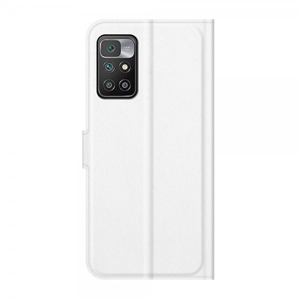 Xiaomi Redmi 10 Etui Litchi Hvit