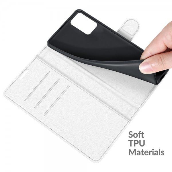 Xiaomi Redmi 10 Etui Litchi Hvit