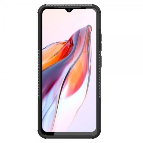 Xiaomi Redmi 12C Deksel Dekkmønster Stativfunksjon Svart