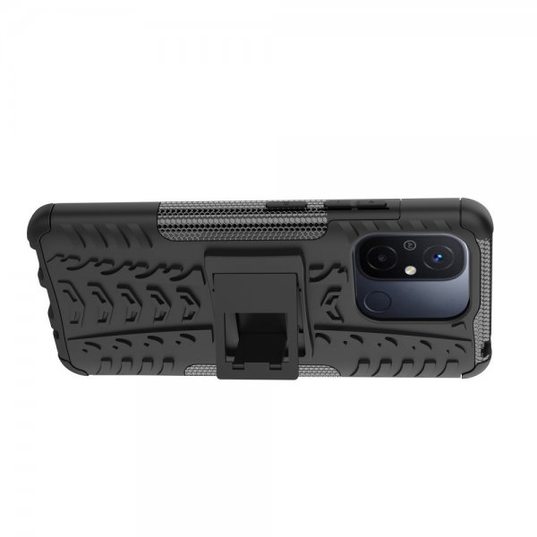 Xiaomi Redmi 12C Deksel Dekkmønster Stativfunksjon Svart