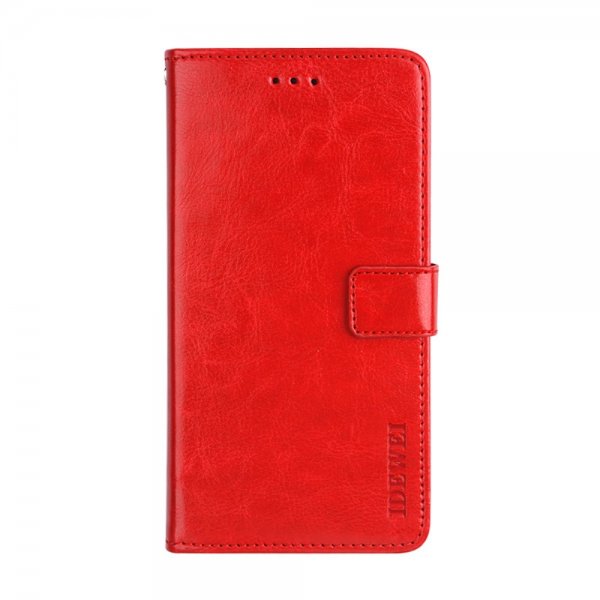 Xiaomi Redmi 9T Etui Skinntekstur Rød