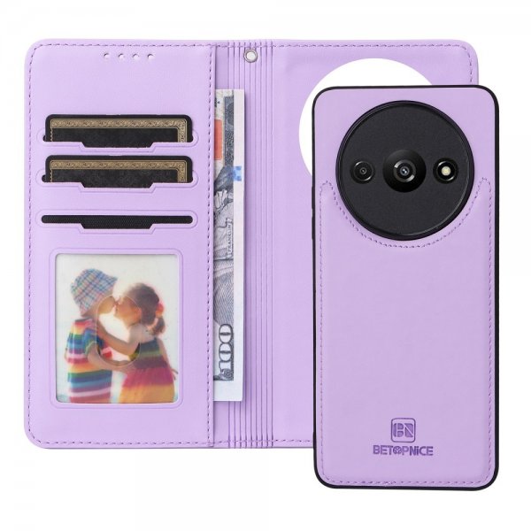 Xiaomi Redmi A3 Etui Avtagbart Deksel 005 Lilla