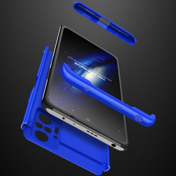 Xiaomi Redmi Note 10 Pro Deksel Tredelt Blå