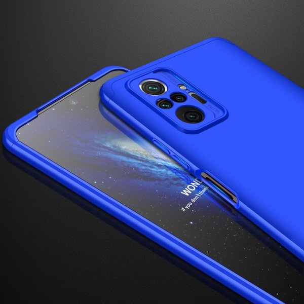 Xiaomi Redmi Note 10 Pro Deksel Tredelt Blå