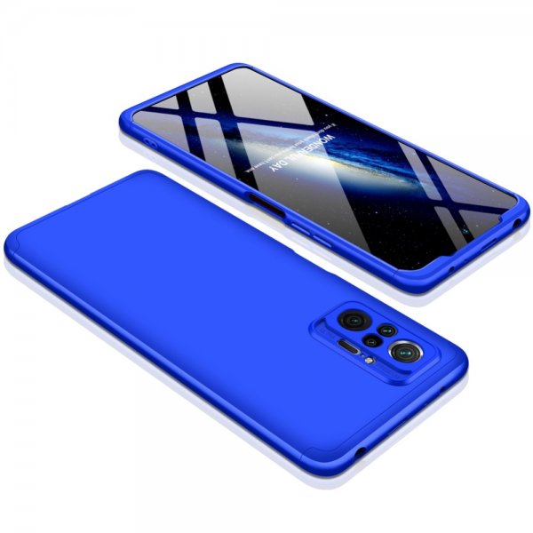 Xiaomi Redmi Note 10 Pro Deksel Tredelt Blå