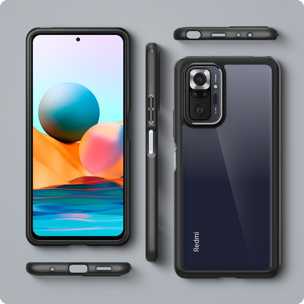 Xiaomi Redmi Note 10 Pro Deksel Ultra Hybrid Matte Black