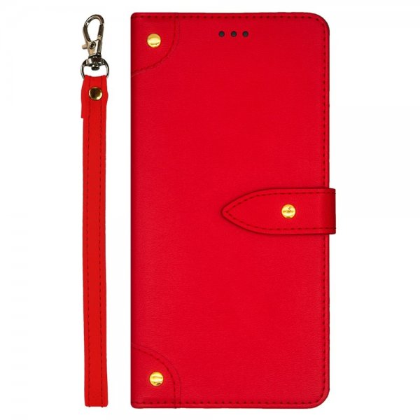 Xiaomi Redmi Note 13 4G Etui med Stropp Rød