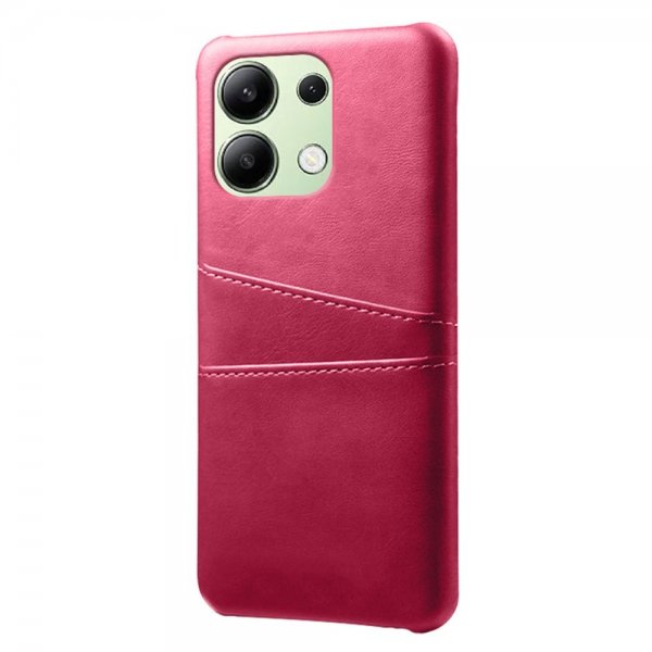 Xiaomi Redmi Note 13 4G Deksel med To Kortlommer Magenta