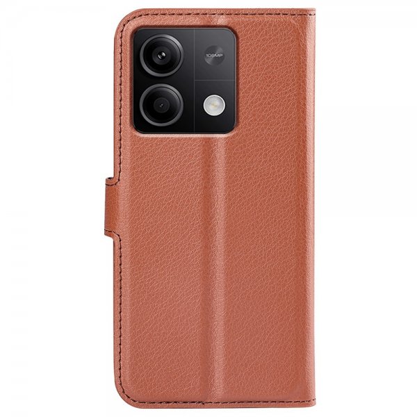 Xiaomi Redmi Note 13 5G Etui Litchi Brun