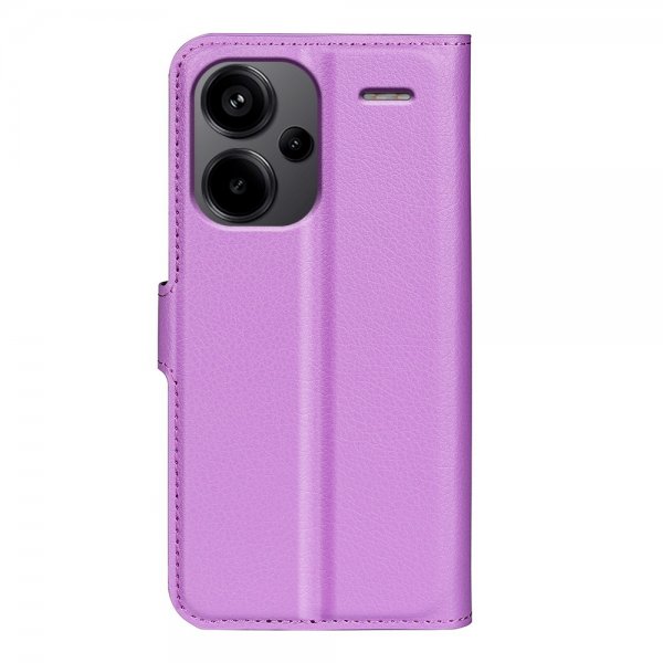 Xiaomi Redmi Note 13 Pro Plus 5G Etui Litchi Lilla