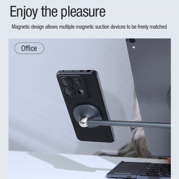 Xiaomi Redmi Note 13 Pro 5G Deksel Super Frosted Shield Pro MagSafe Svart