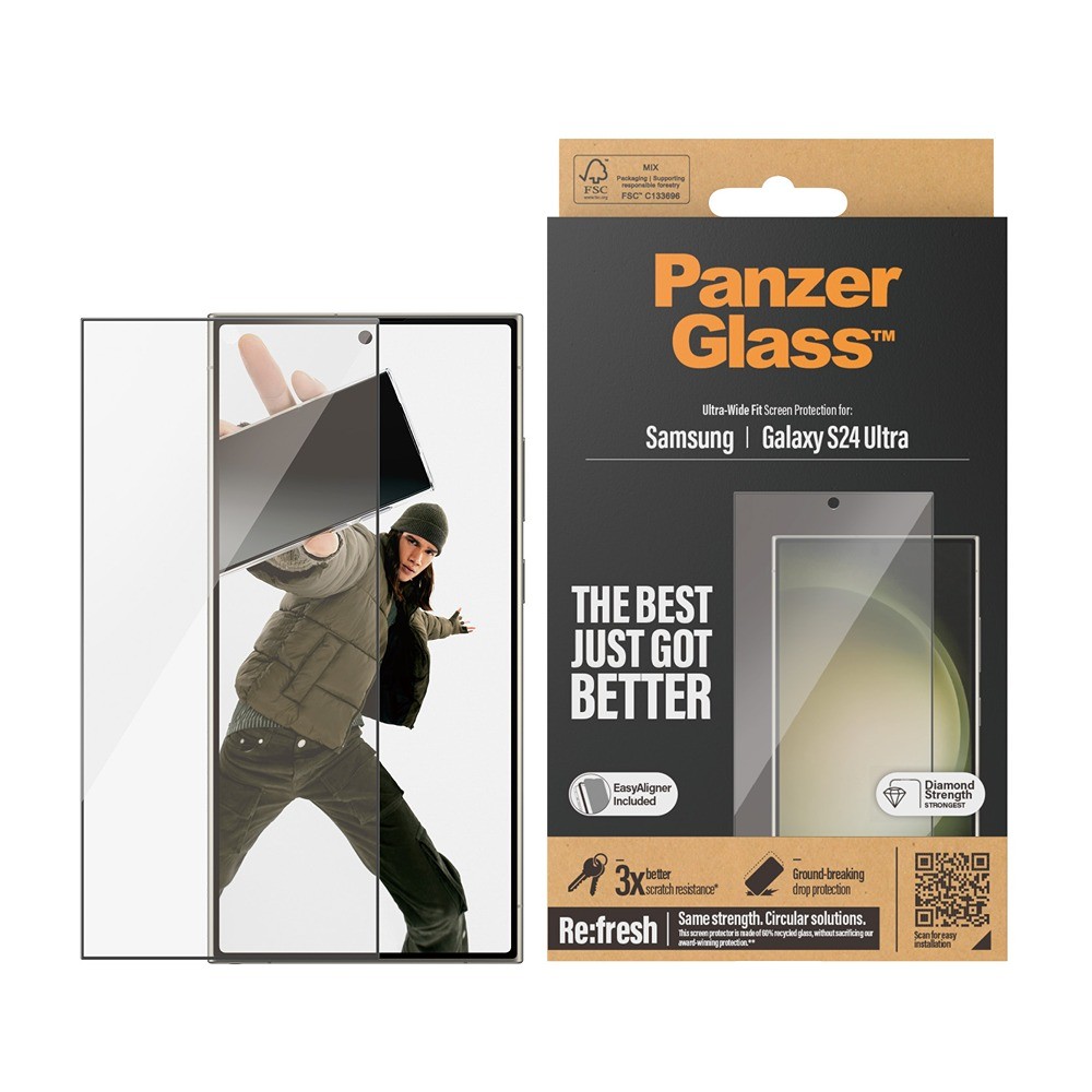 PanzerGlass Samsung Galaxy S24 Ultra Skjermbeskytter Ultra-Wide
